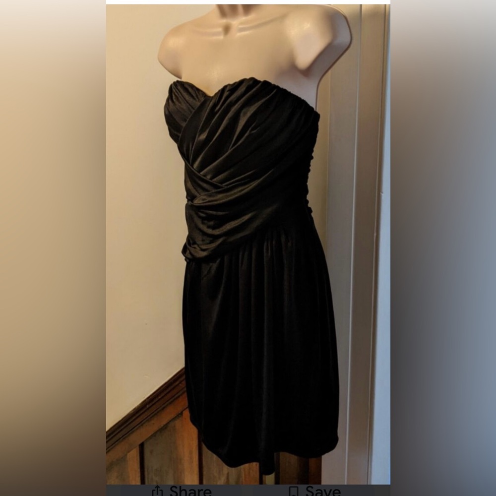 🔥🔥🔥EXPRESS Elegant Black Strapless Dress!!! SEXY!